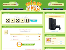 Tablet Screenshot of miam-yams.com